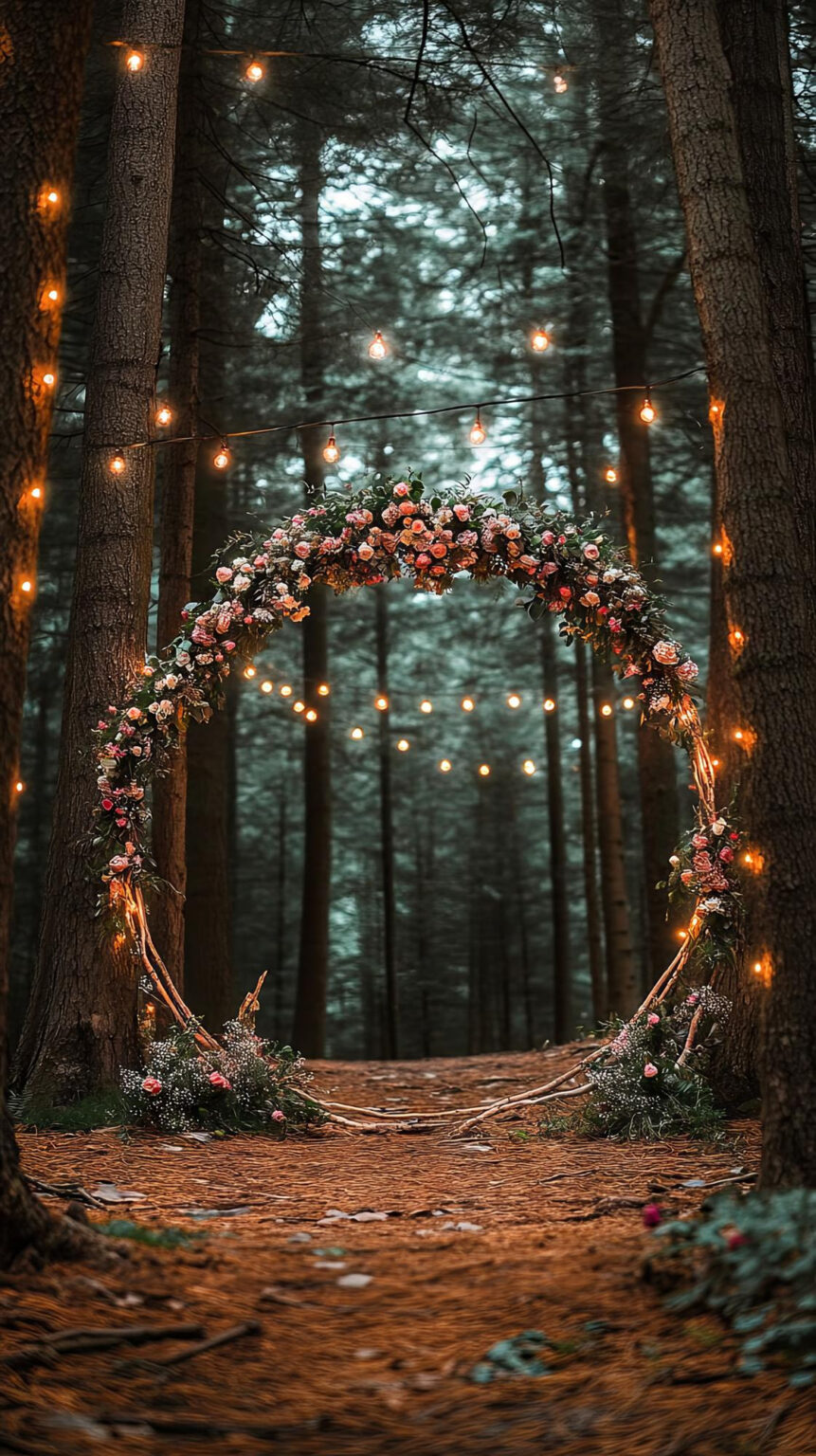 Декор для церемонії у лісі - заміський комплекс Secret Resort Club